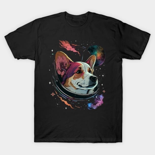 corgi T-Shirt by a cat cooking